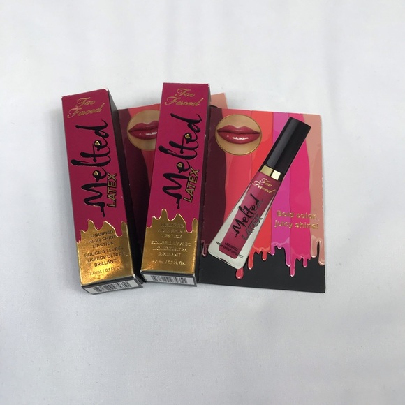 Pair of Too Faced Melted Latex Liquid Lipstick NEW - Picture 3 of 8